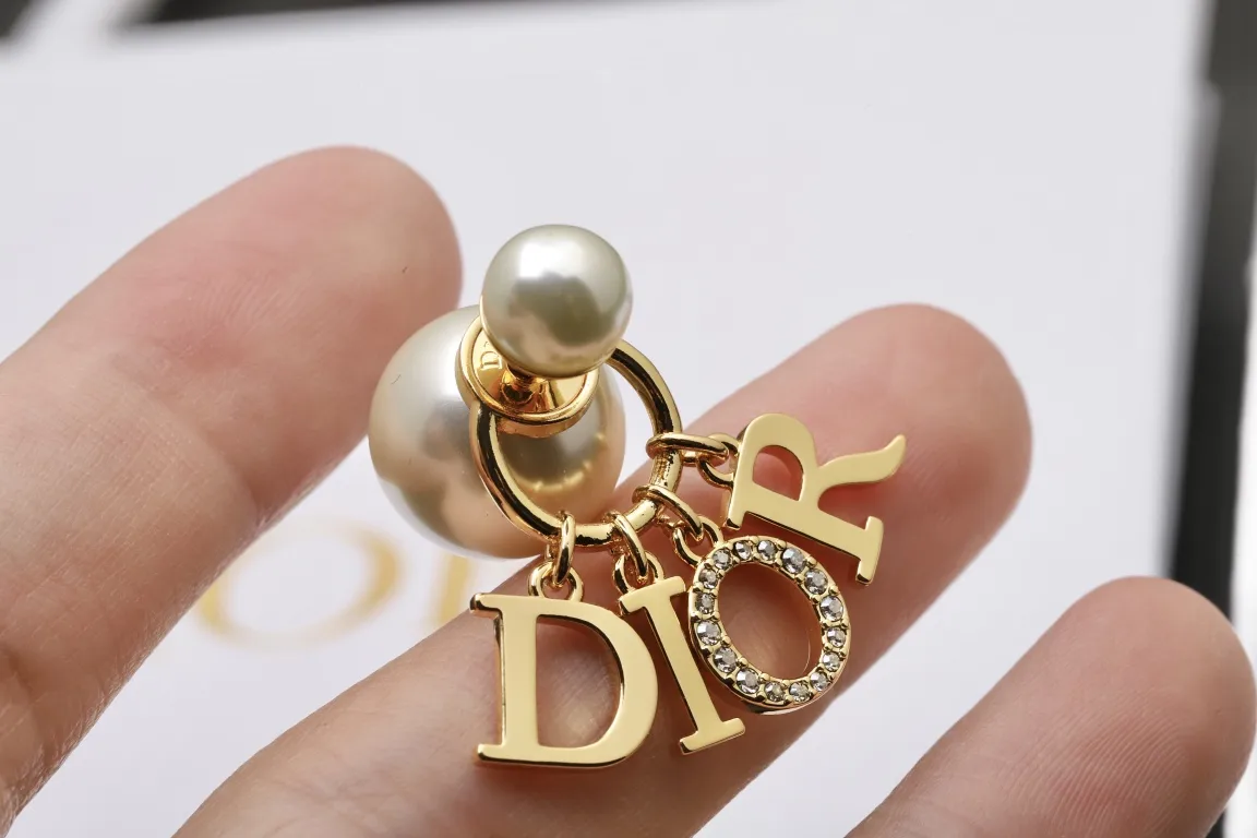 Dior Tribales Logo Charm Earrings D15017276 — view 5