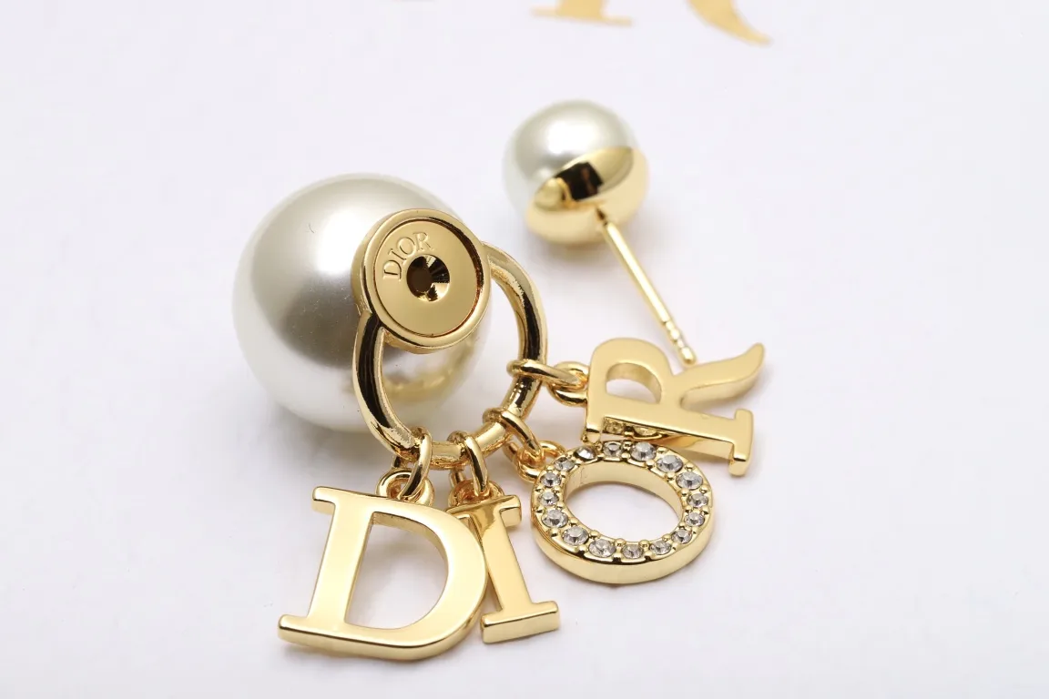 Dior Tribales Logo Charm Earrings D15017276 — view 7