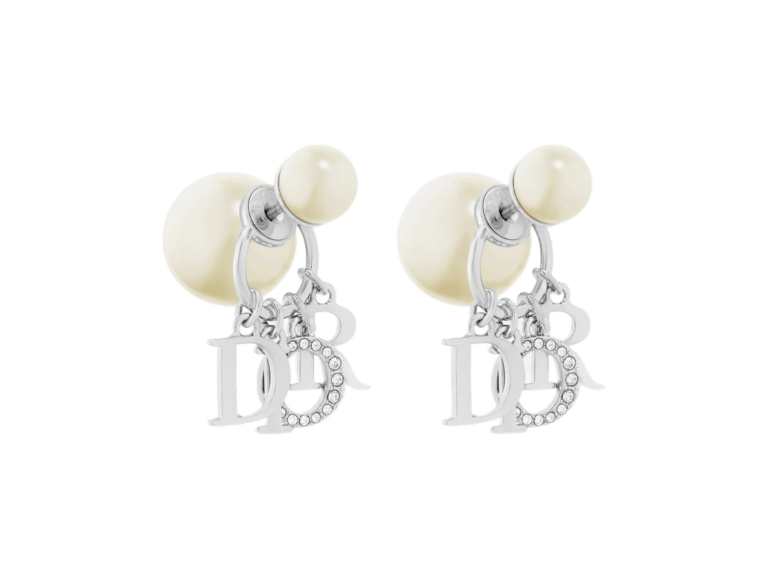 Dior Tribales Logo Charm Earrings (Gold-Plated Brass) D15016671