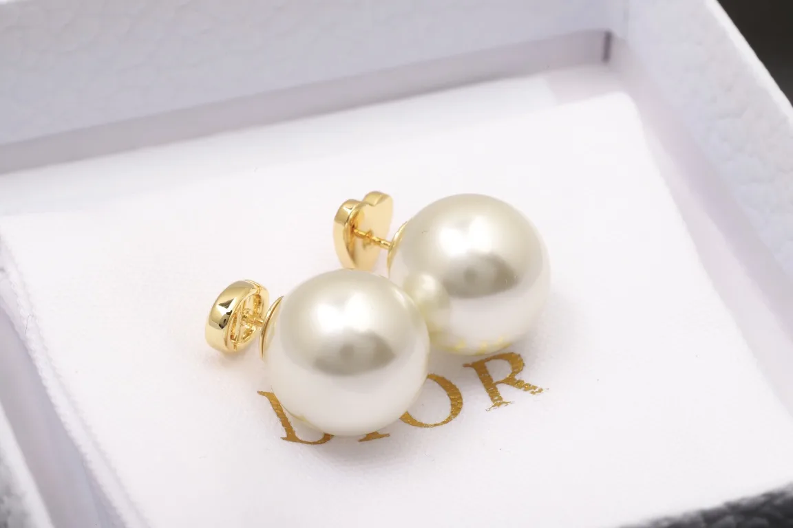 Dior Tribales Heart and CD Logo Earrings D12017595 — view 4