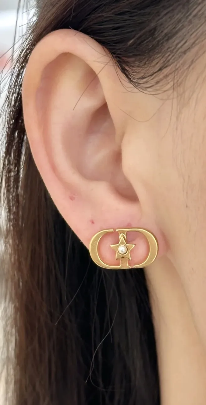Dior Tribales CD Star Stud Earrings D11517659 — view 8