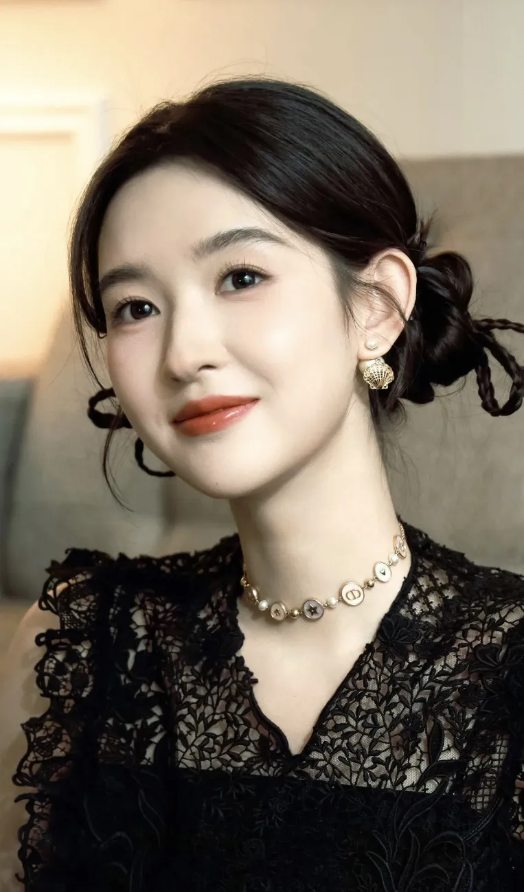 Pastel Resin Charm Necklace with Faux Pearls D17517662 — view 9