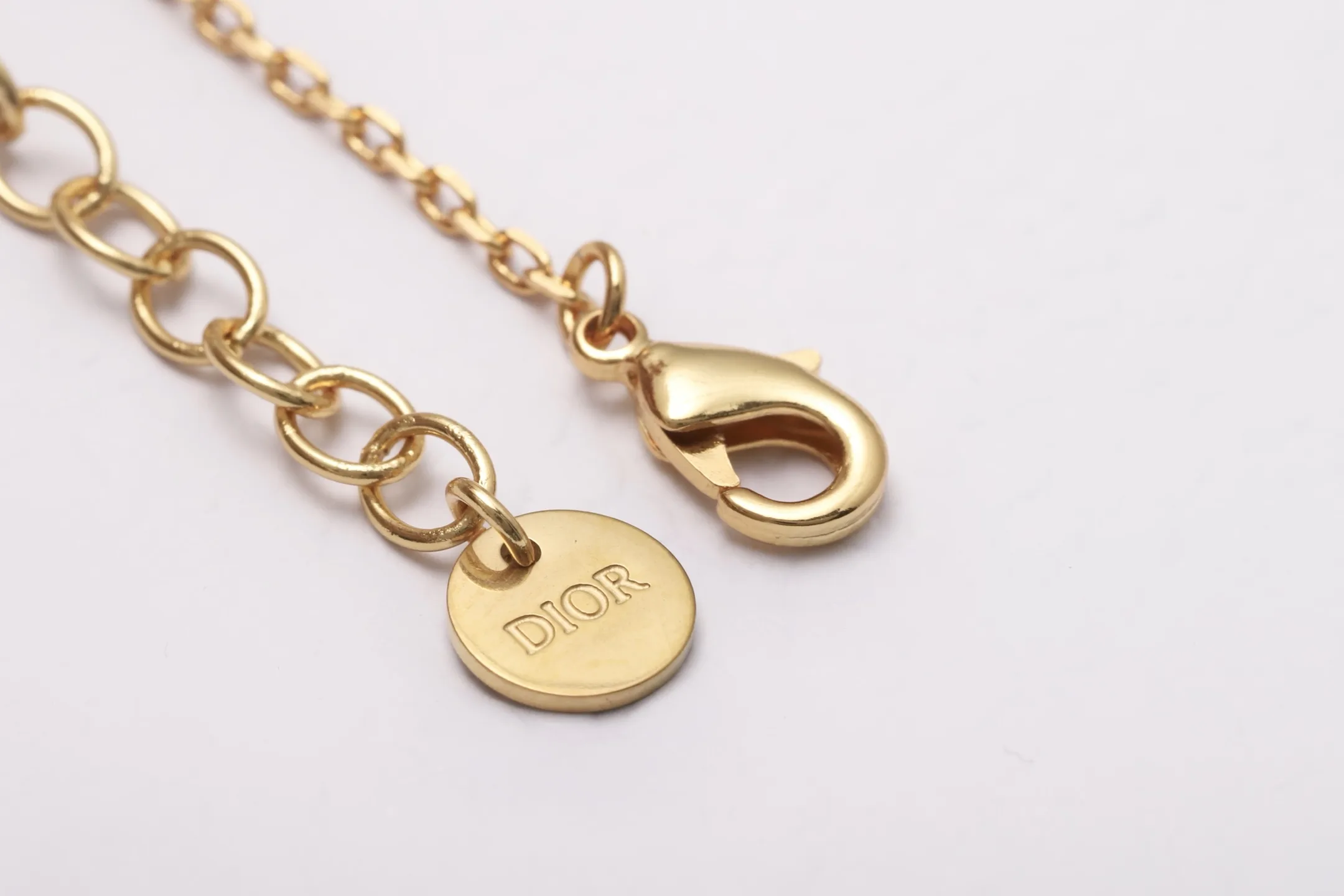 Dior Logo Cube and Faux Pearl Necklace D16017248 — view 6