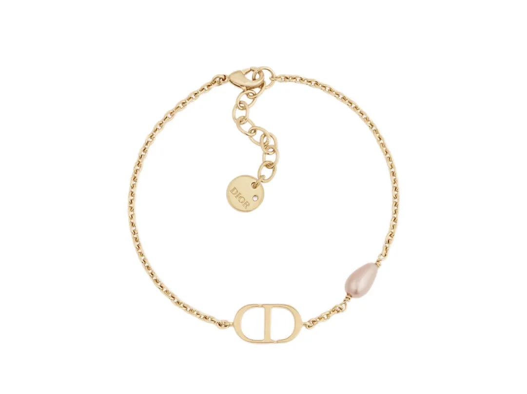 CD Navy Bracelet with Resin Pearl D13517263