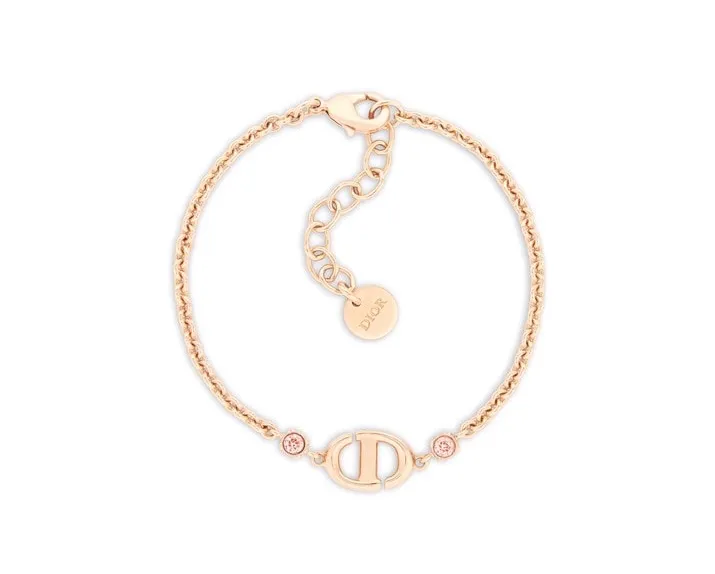 CD Navy Crystal-Embellished Bracelet (Gold-Plated Brass) D13017465