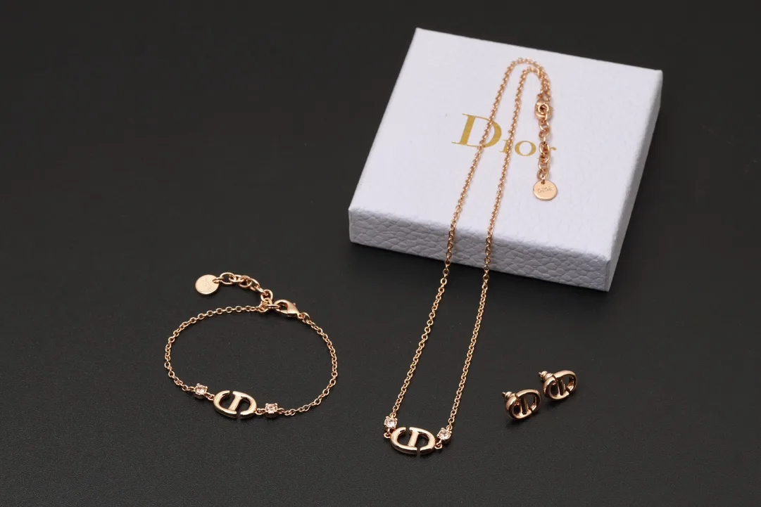 CD Navy Crystal-Embellished Bracelet (Gold-Plated Brass) D13017465 — view 7