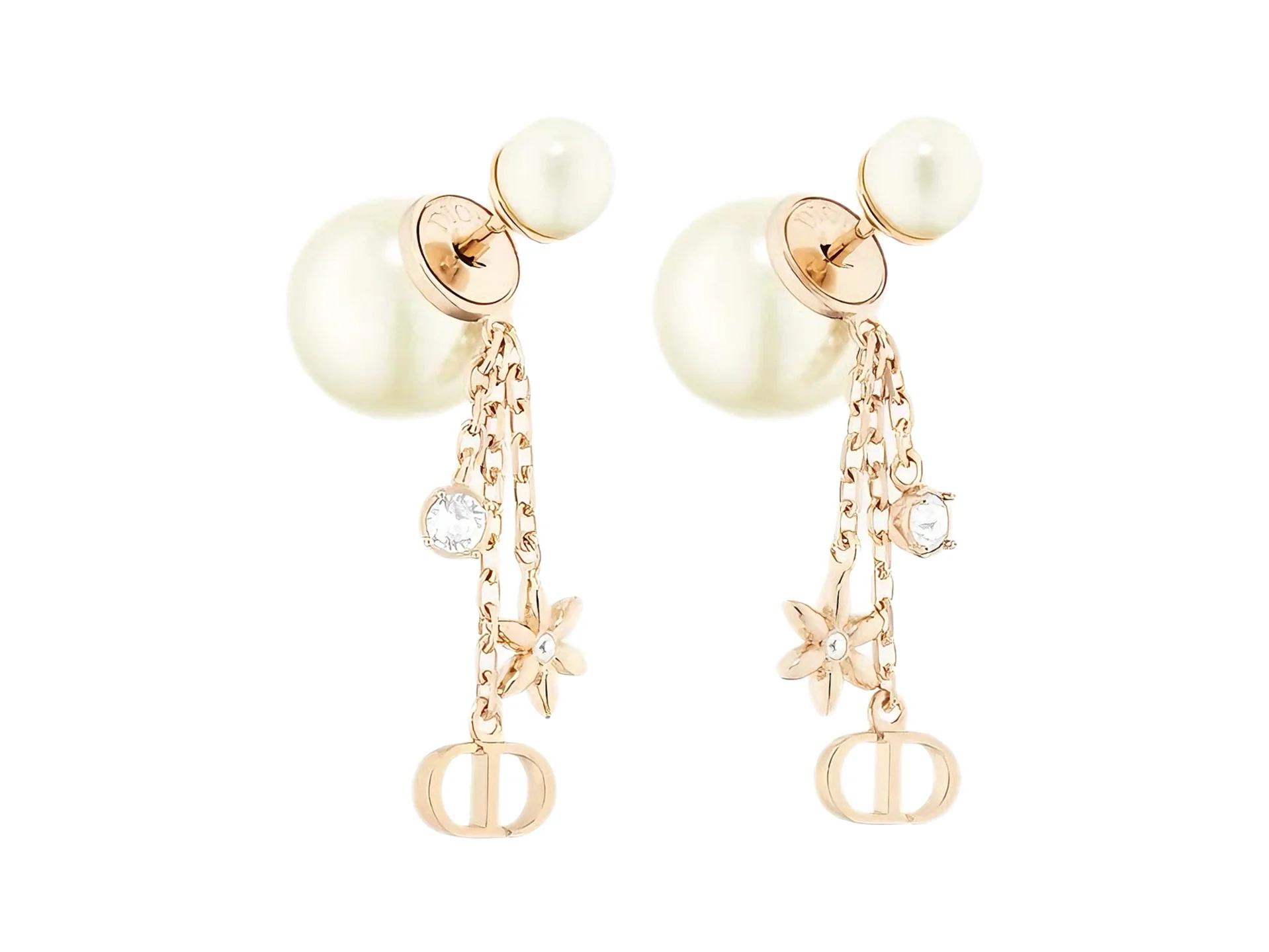 Tribales Tassel Pearl and Crystal Earrings D14017069