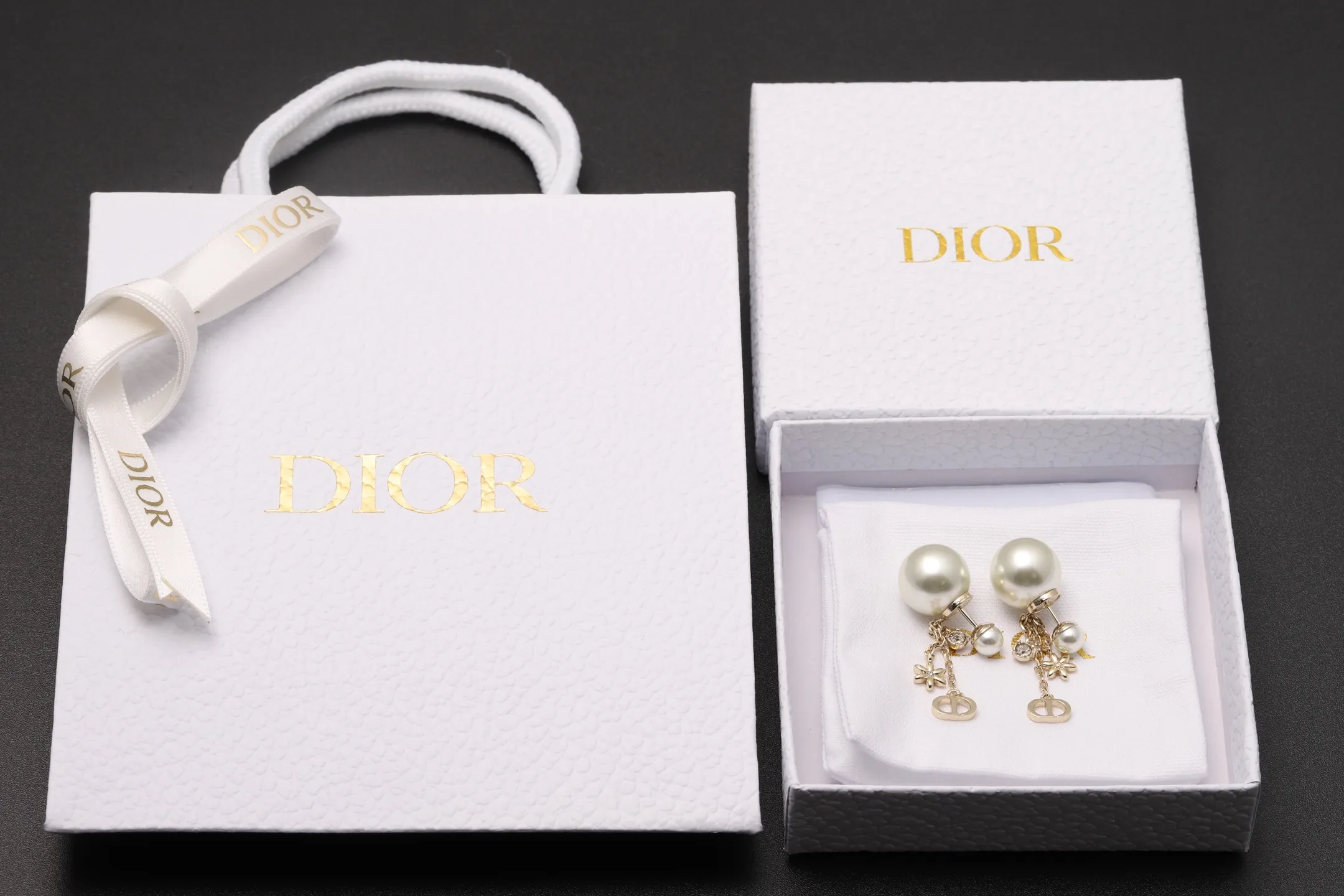 Tribales Tassel Pearl and Crystal Earrings D14017069 — view 2