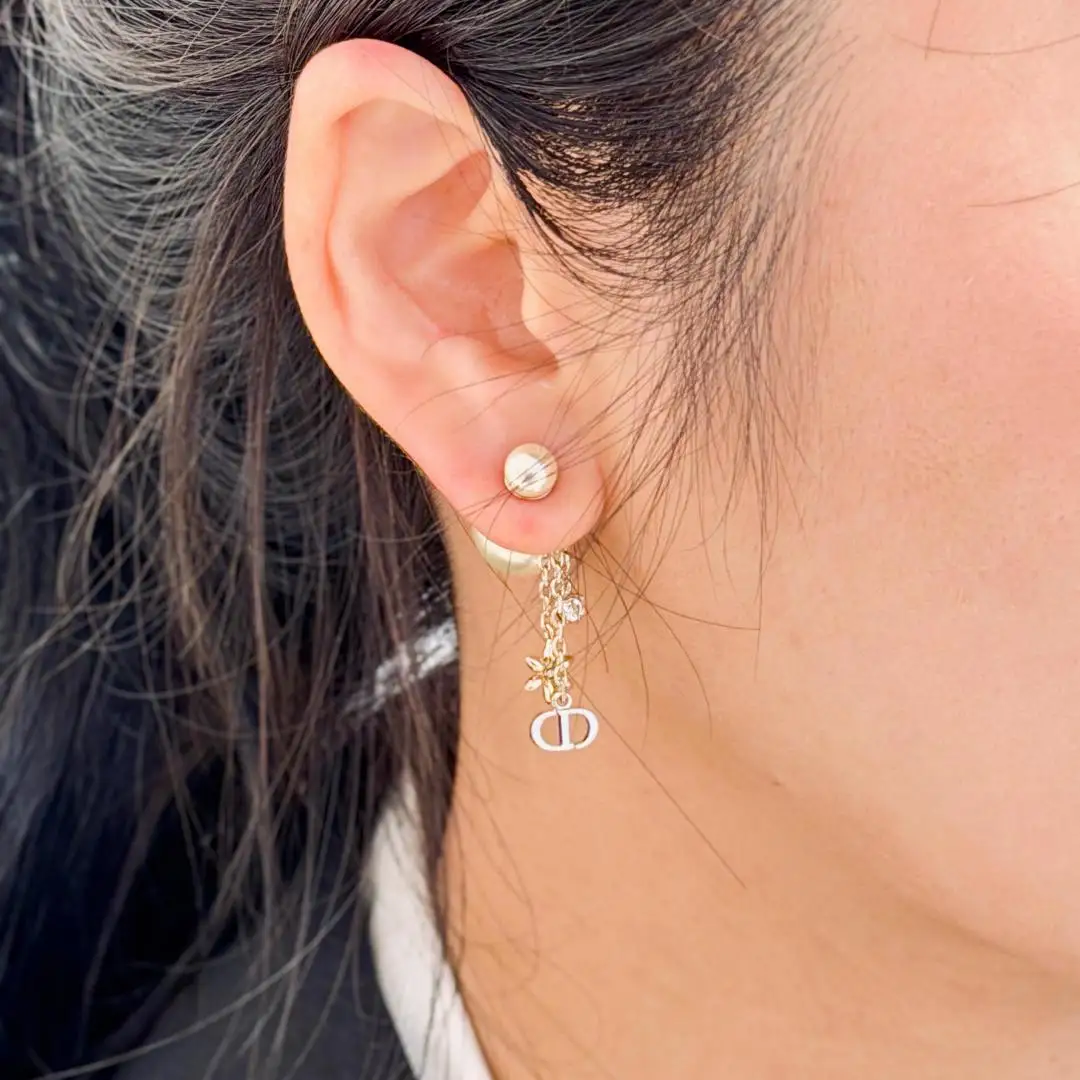 Tribales Tassel Pearl and Crystal Earrings D14017069 — view 8