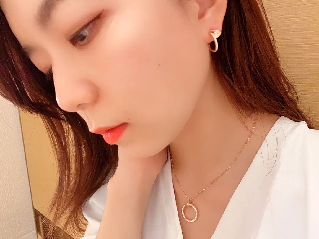 Juste un Clou Pavé Hoop Earrings (Gold-Plated Brass) D15516878 — view 9