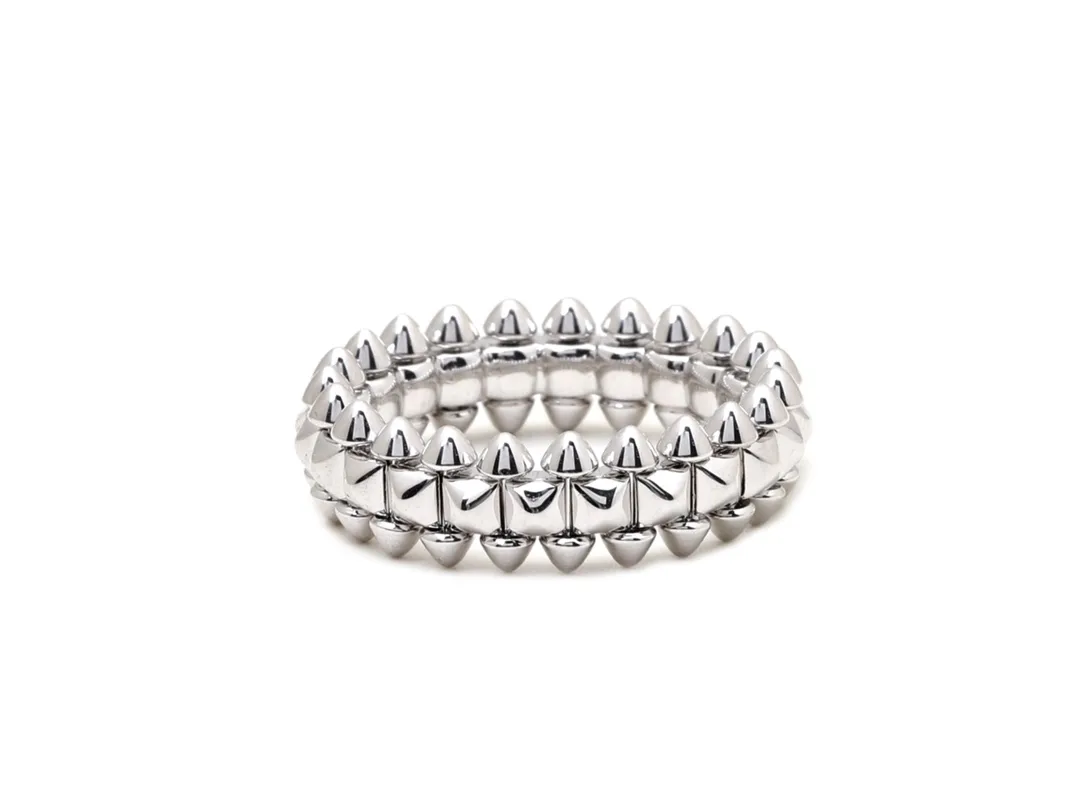 Clash de Cartier Studded Ring (Gold-Plated Brass) D19017080
