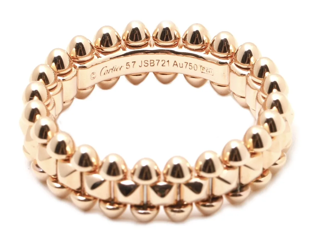 Clash de Cartier Studded Ring (Gold-Plated Brass) D19017079 — view 3