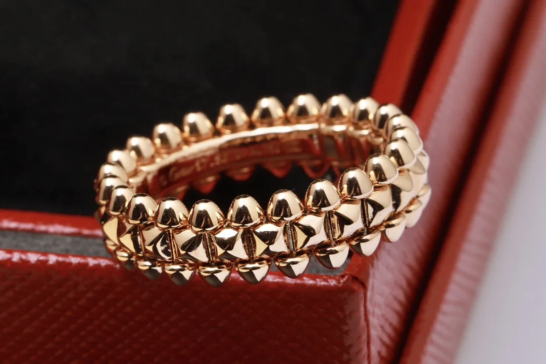 Clash de Cartier Studded Ring (Gold-Plated Brass) D19017079 — view 5