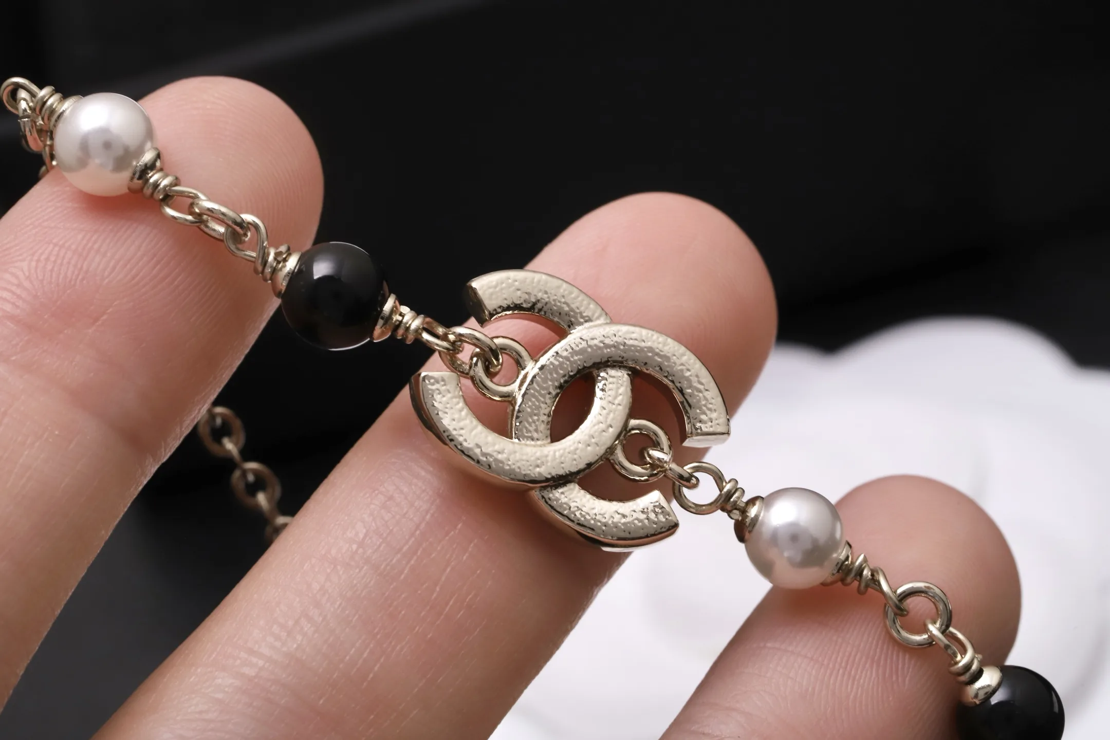 Interlocking CC Enamel and Crystal Bracelet D14017363 — view 5