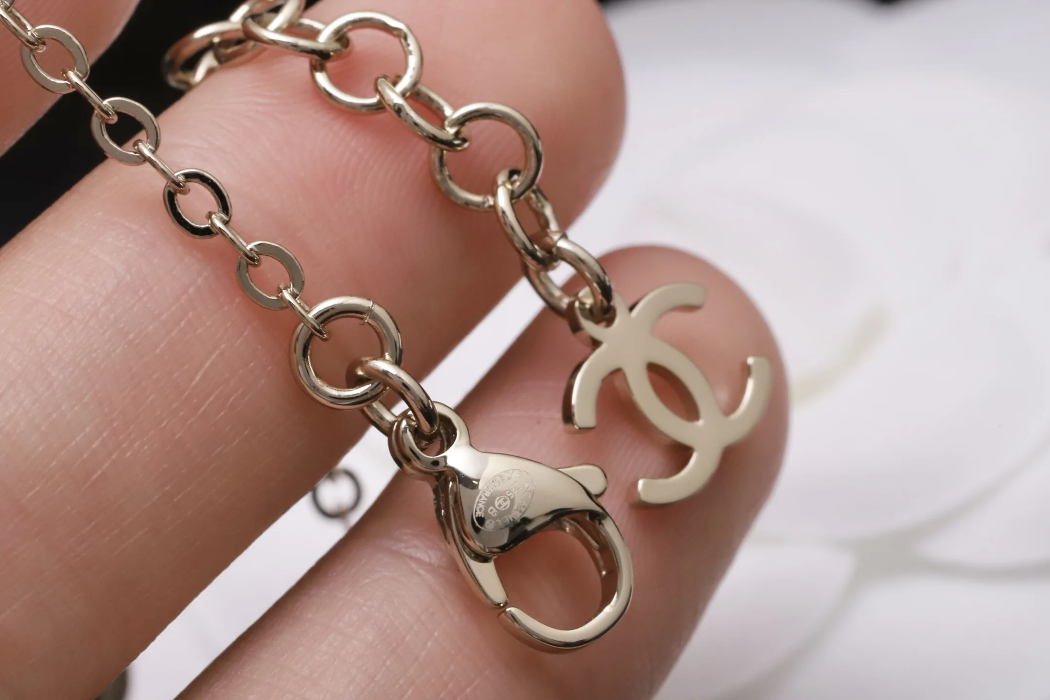 Interlocking CC Enamel and Crystal Bracelet D14017363 — view 6