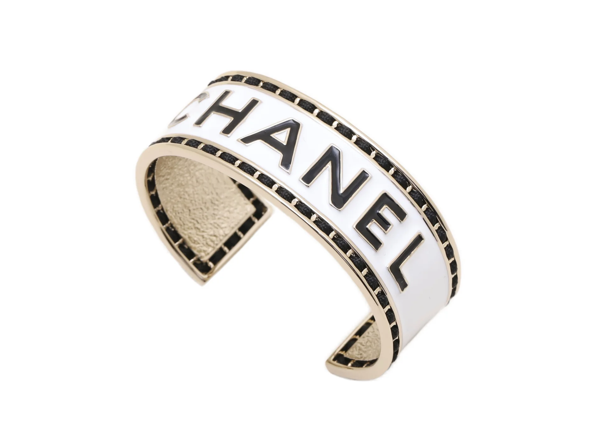 Logo Enamel Cuff Bracelet D19017669 — view 2