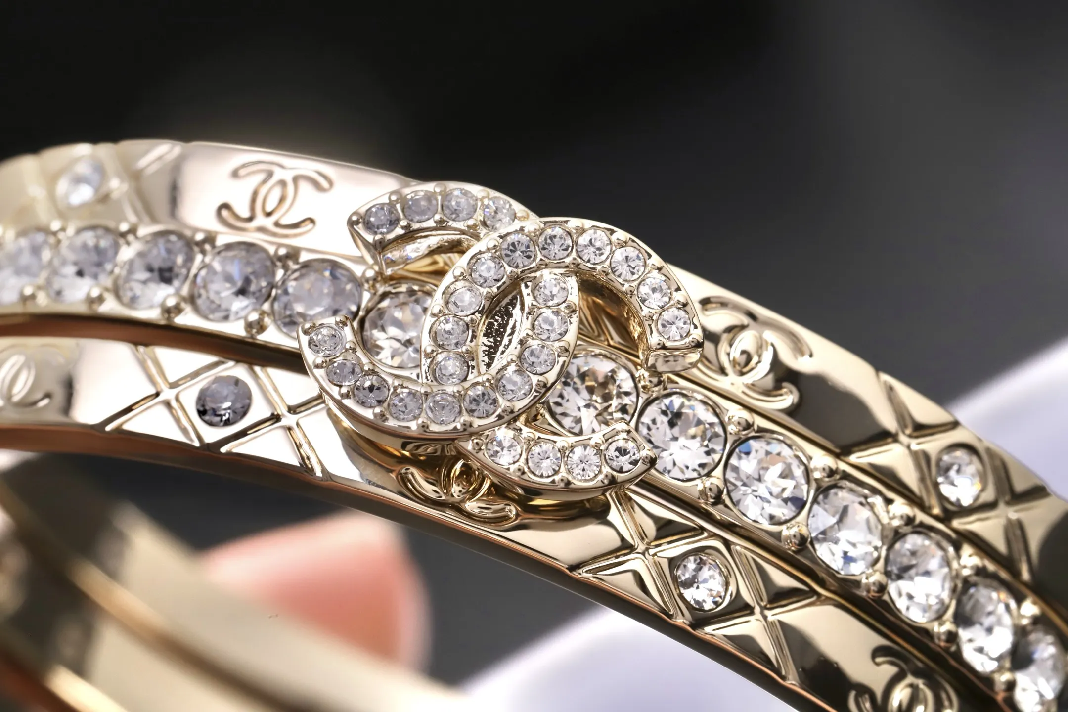 Coco Crush Inspired Crystal Bangle Set D24517644 — view 6