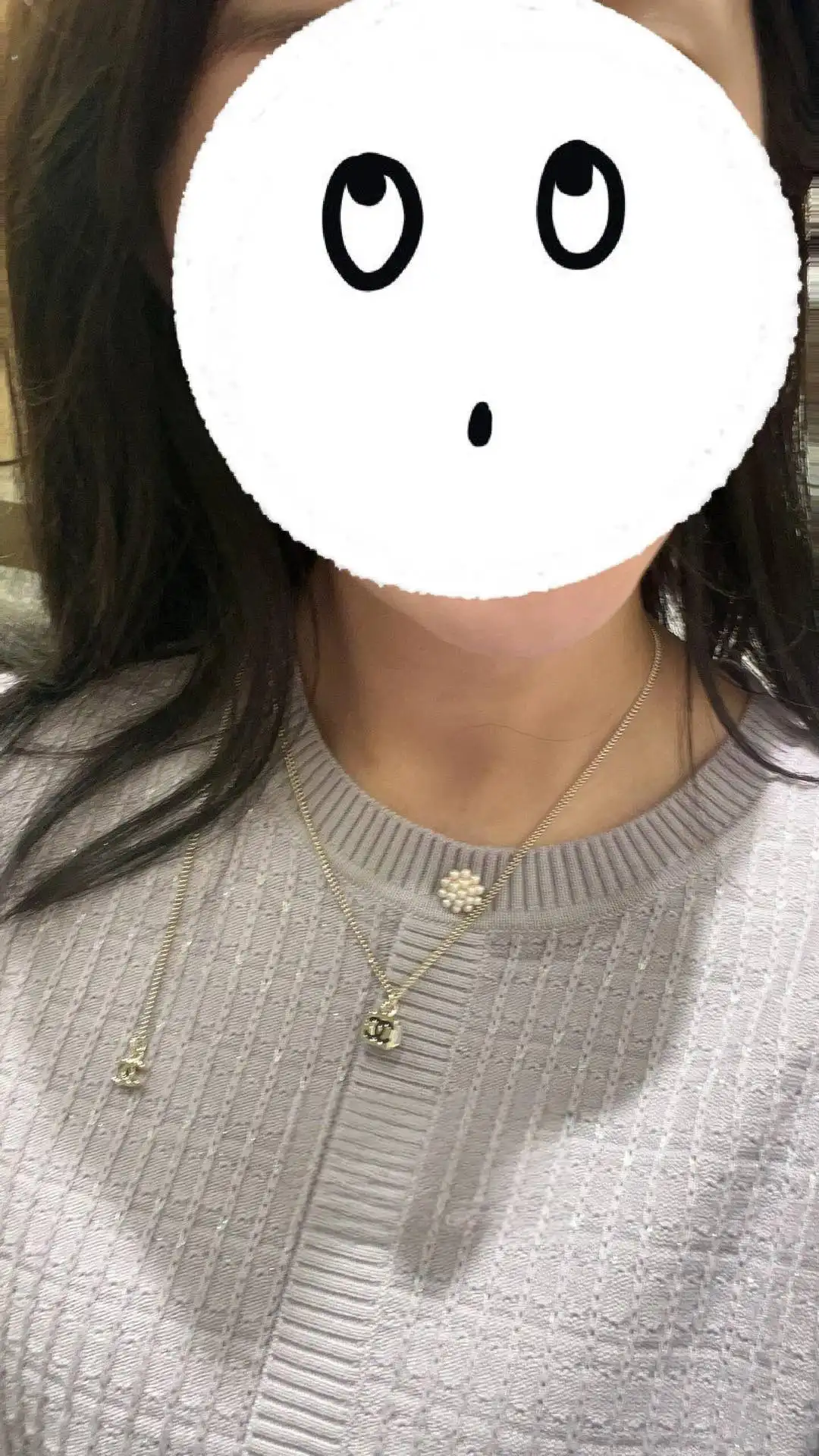 Crystal Cube Pendant Necklace D14016657 — view 9