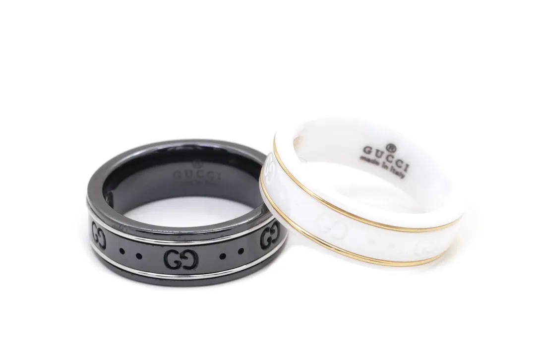 Icon Interlocking G Synthetic Corundum Ring D12017627 — view 3