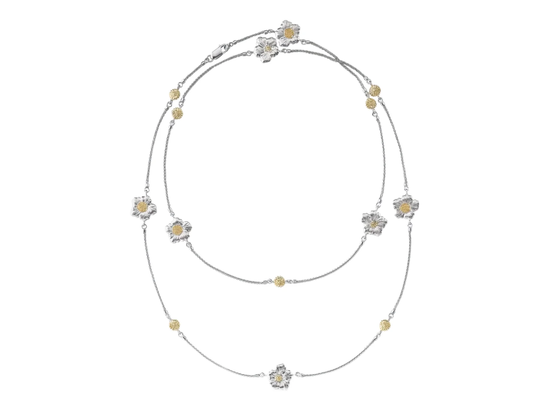 Buccellati Blossoms Daisy Long Necklace (Sterling Silver) D215016729