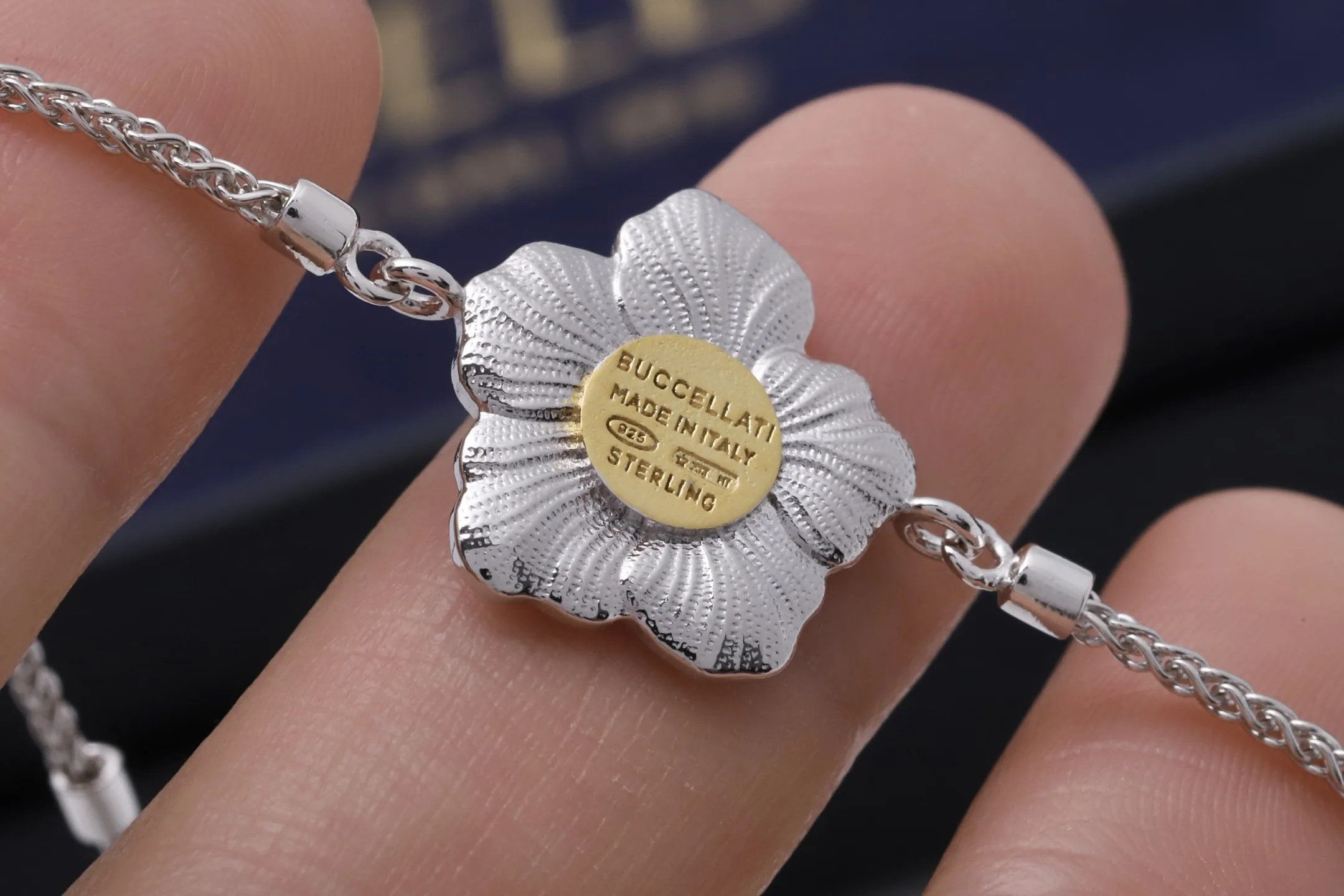 Buccellati Blossoms Daisy Long Necklace (Sterling Silver) D215016729 — view 5