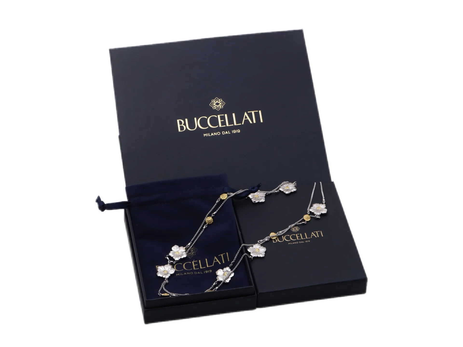 Blossoms Daisy Long Necklace (Sterling Silver) D215016728 — view 2