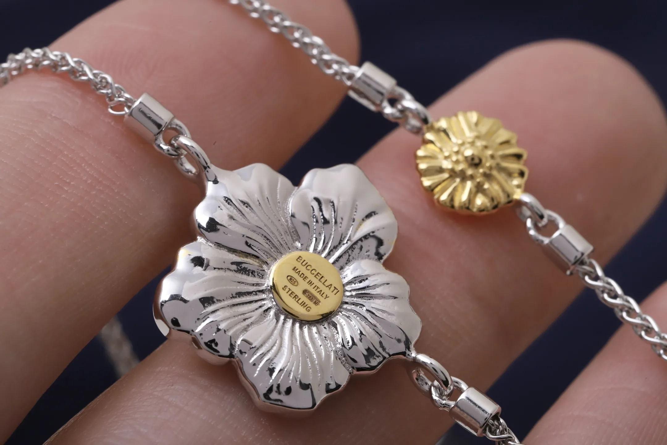 Blossoms Daisy Long Necklace (Sterling Silver) D215016728 — view 6