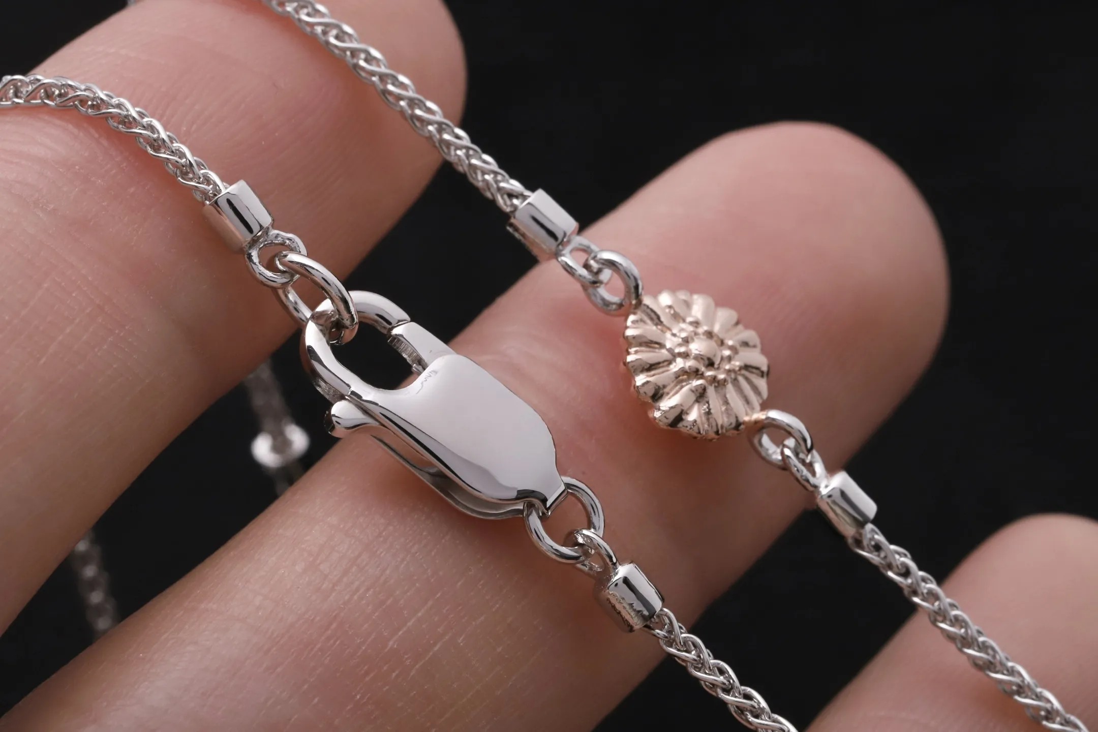 Buccellati Gardenia Flower Long Necklace (Sterling Silver) D215016730 — view 7