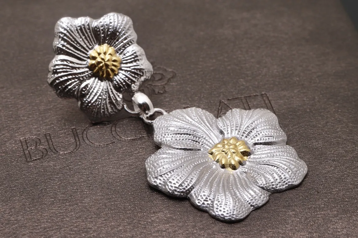 Gardenia Blossom Drop Earrings (Sterling Silver) D79516833 — view 6