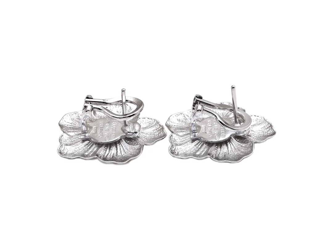 Blossoms Gardenia Stud Earrings (Sterling Silver) D54516845 — view 3