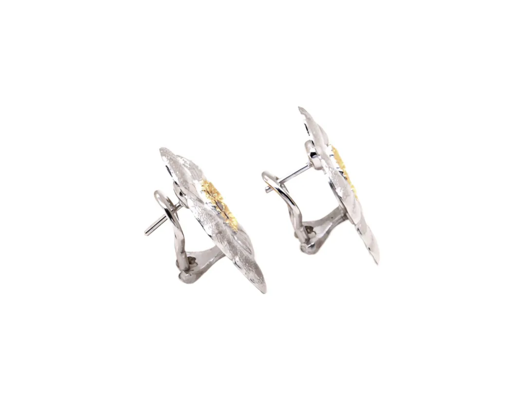 Blossom Sterling Silver Stud Earrings D54516844 — view 2