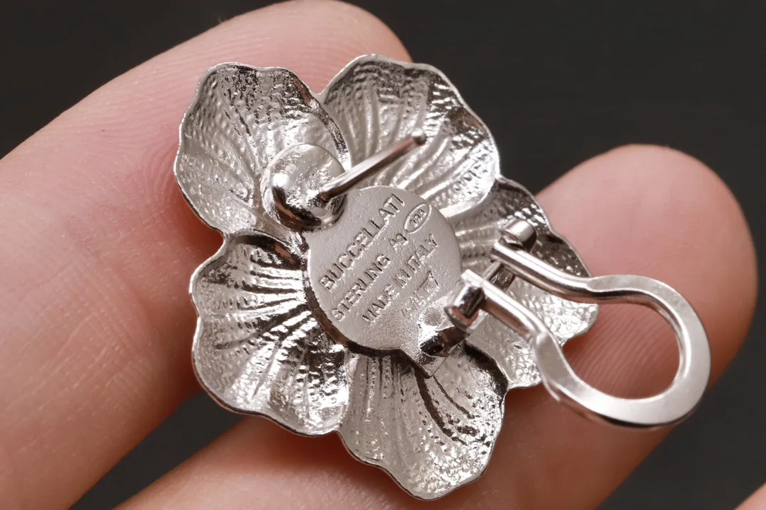 Blossom Sterling Silver Stud Earrings D54516844 — view 7