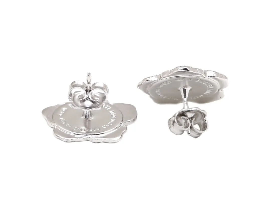 Gardenia Blossom Stud Earrings (Sterling Silver) D34016834 — view 3