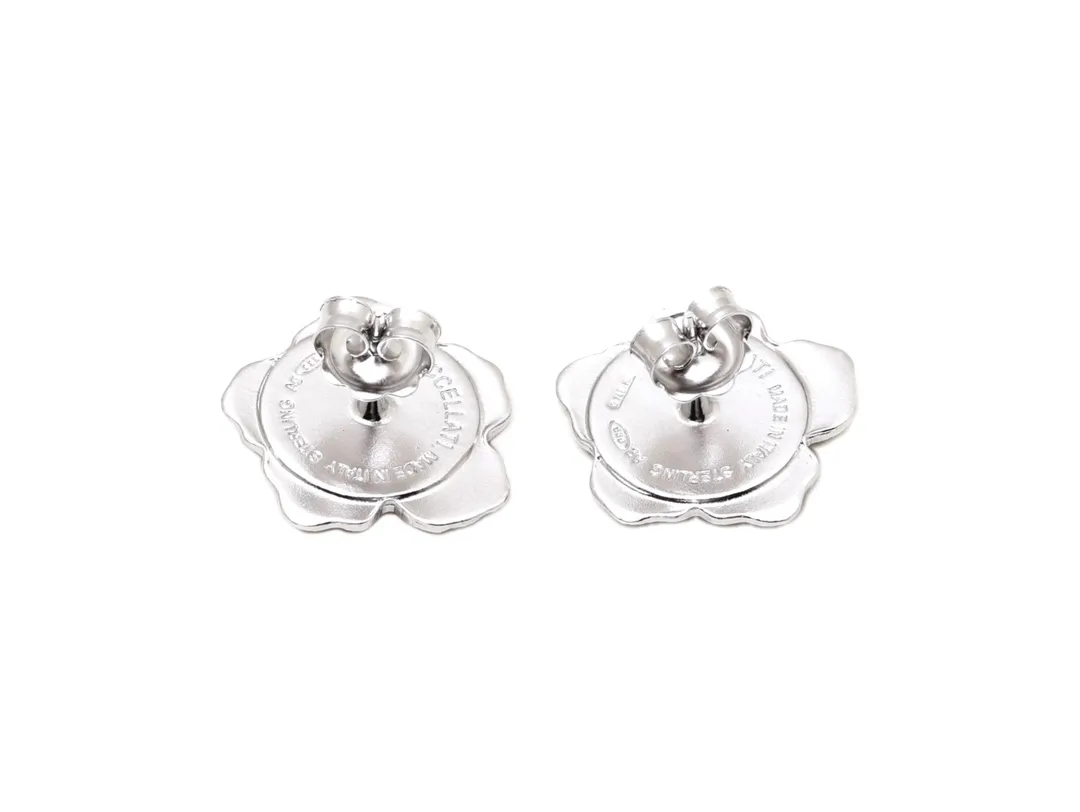 Blossoms Gardenia Stud Earrings (Sterling Silver) D34016836 — view 3