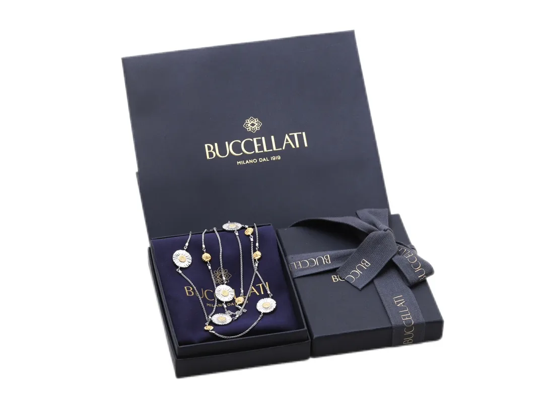 Buccellati Daisy Long Necklace (Sterling Silver) D195016726 — view 2