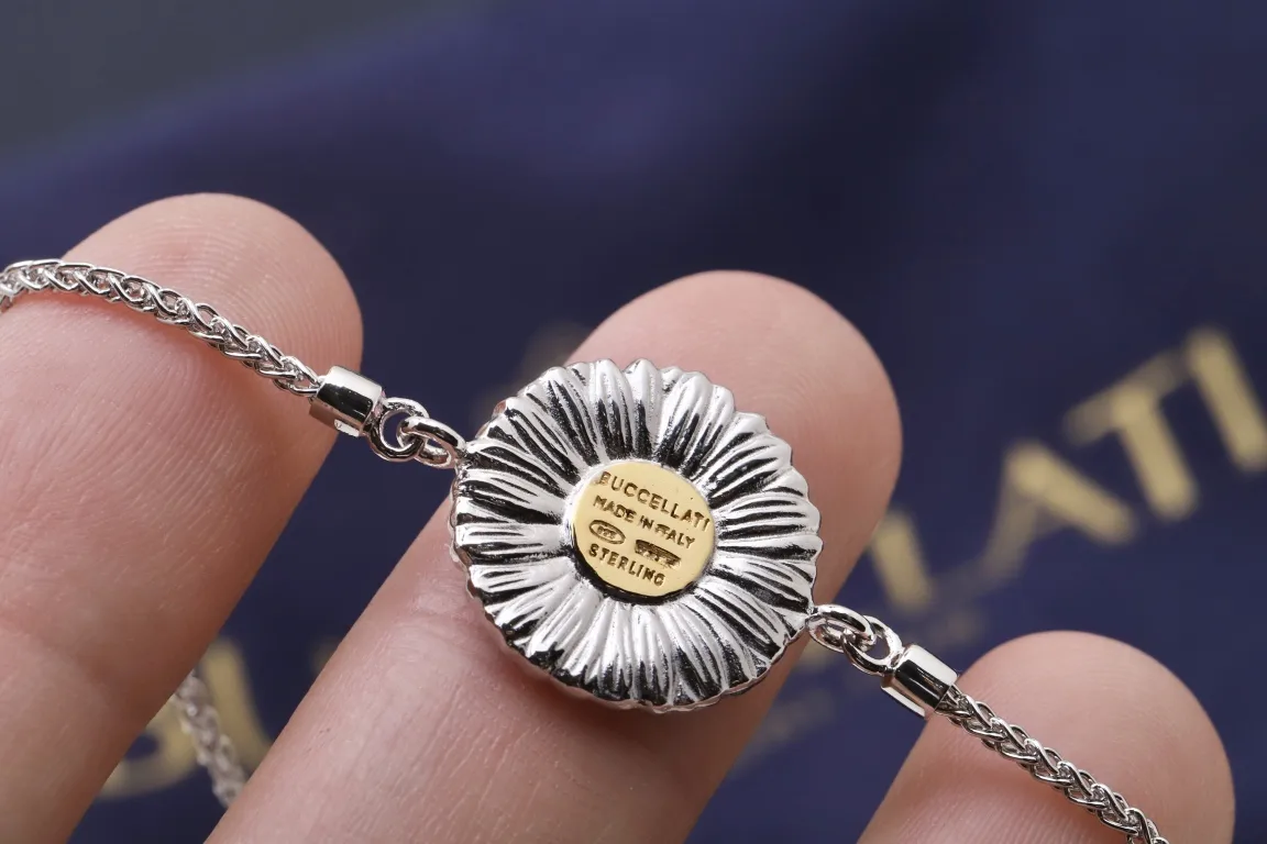Buccellati Daisy Long Necklace (Sterling Silver) D195016726 — view 5