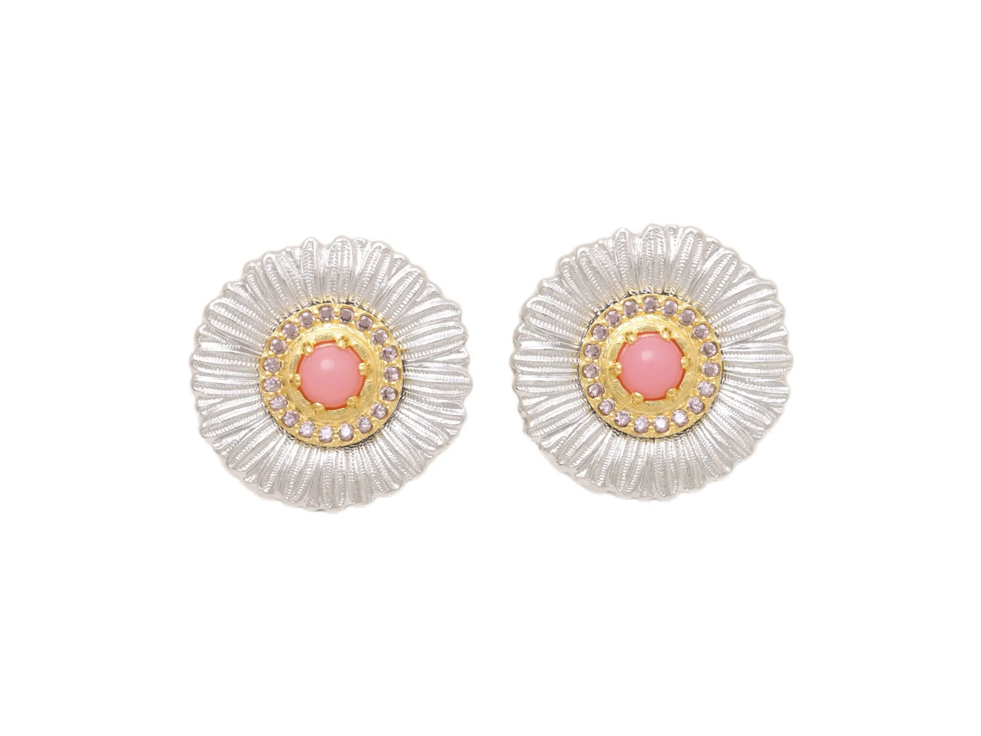 Blossoms Daisy Stud Earrings in Sterling Silver D74516847