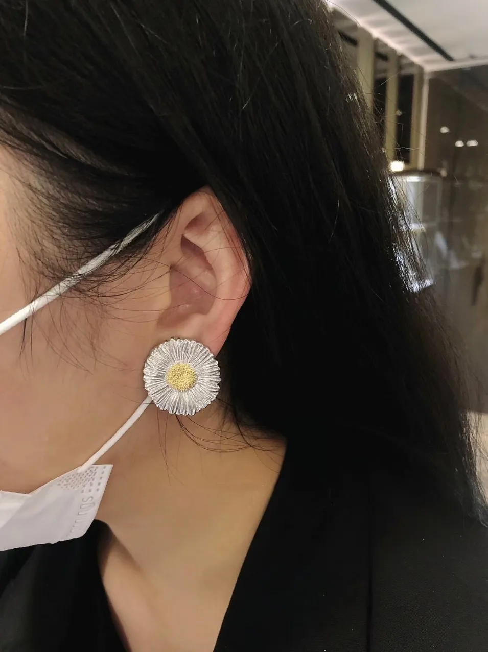 Daisy Stud Earrings in Sterling Silver D54516851 — view 9