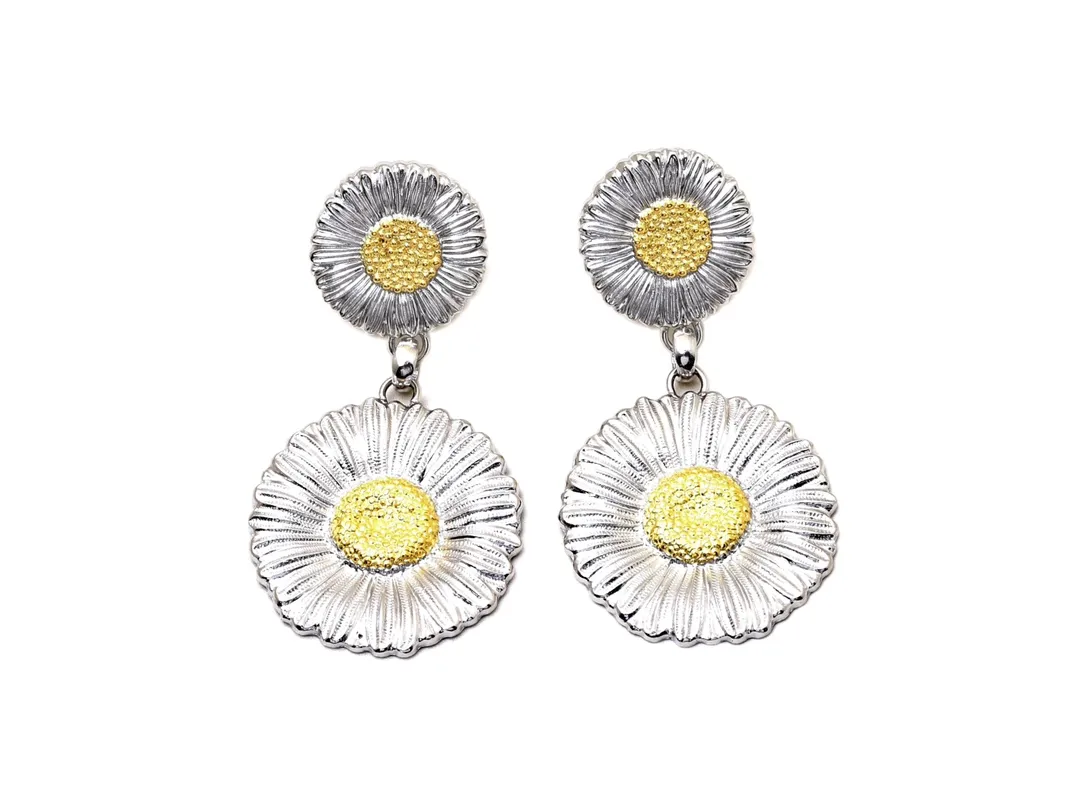 Buccellati Daisy Drop Earrings (Sterling Silver) D79516832