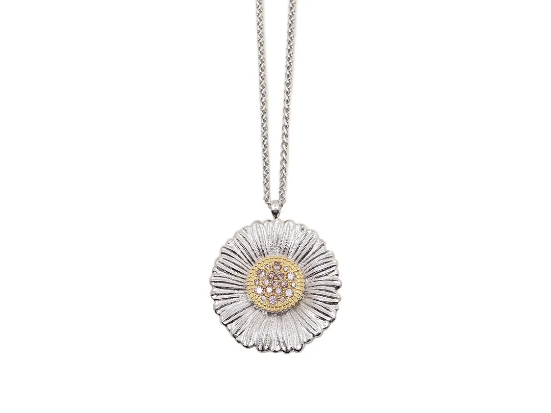Buccellati Daisy Pendant Necklace (Sterling Silver) D93016822