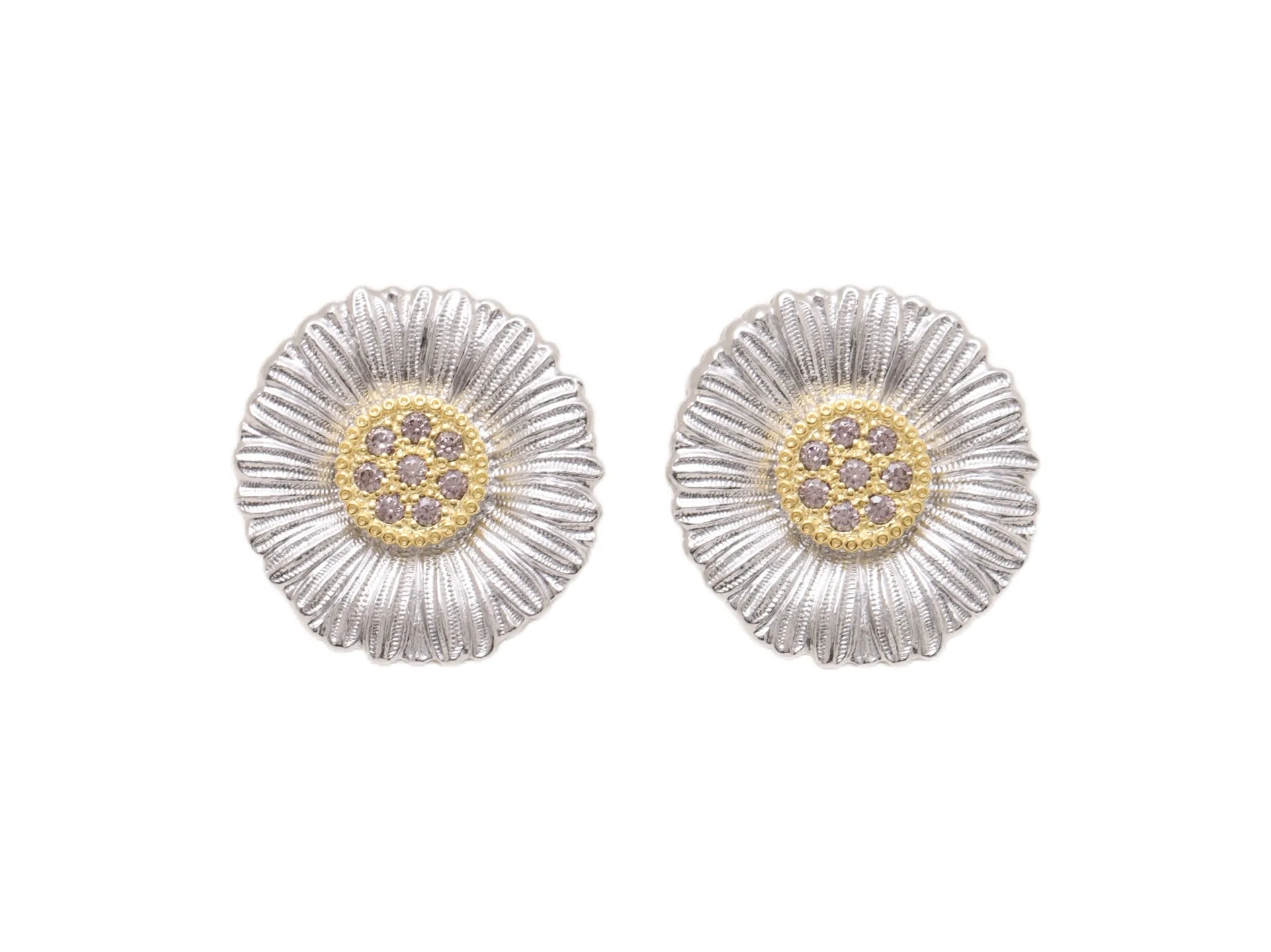 Daisy Diamond Stud Earrings (Sterling Silver) D69016849