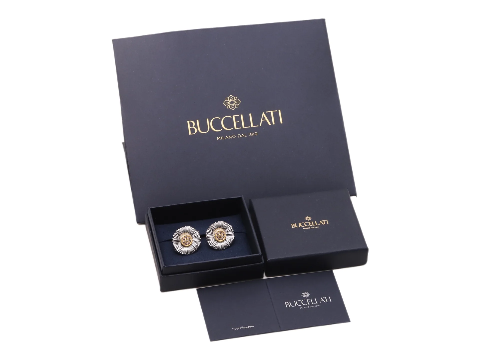 Daisy Diamond Stud Earrings (Sterling Silver) D69016849 — view 2