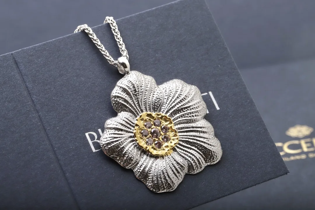Blossom Pendant Necklace in Sterling Silver D78516819 — view 5
