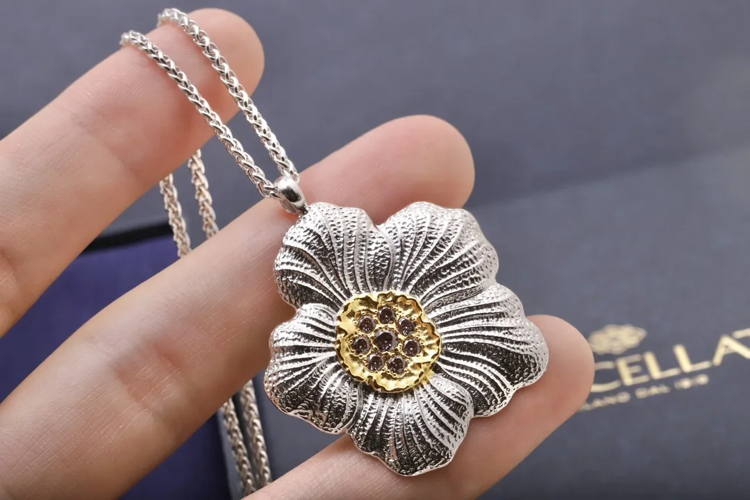 Blossom Pendant Necklace in Sterling Silver D78516819 — view 6