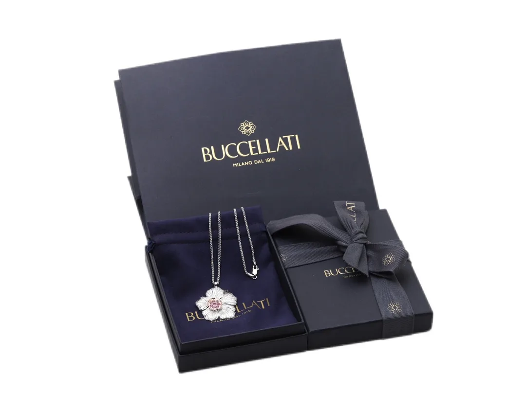 Buccellati Gardenia Pendant Necklace (Sterling Silver) D78516818 — view 3