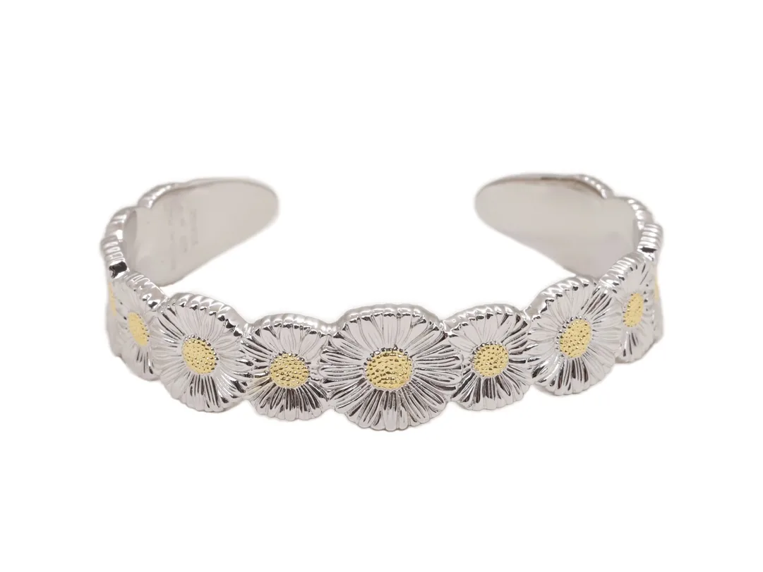 Buccellati Daisy Cuff Bangle (Sterling Silver) D200016722