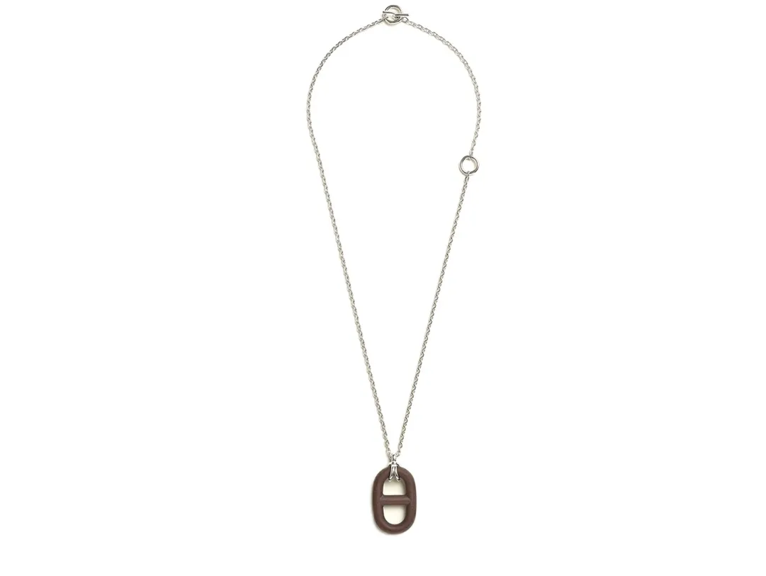 O'Maillon Pendant Necklace in Palladium-Plated Metal D15517713
