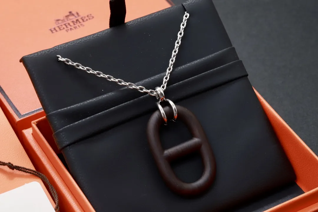 O'Maillon Pendant Necklace in Palladium-Plated Metal D15517713 — view 3