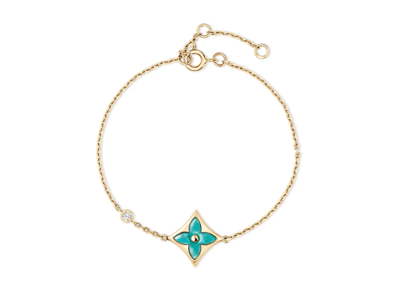 Color Blossom BB Star Bracelet (Gold-Plated Brass) D15017388