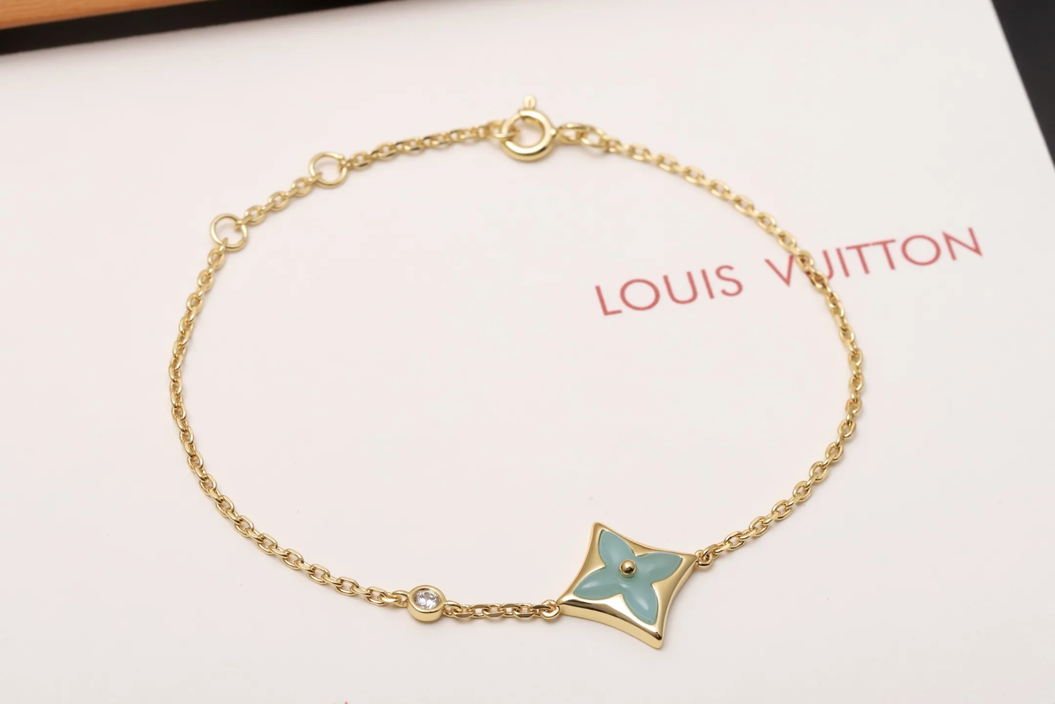 Color Blossom BB Star Bracelet (Gold-Plated Brass) D15017388 — view 7